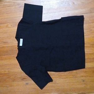 EVERLANE | Ponte Short-Sleeve Tee | with Pockets | Black | Size Medium